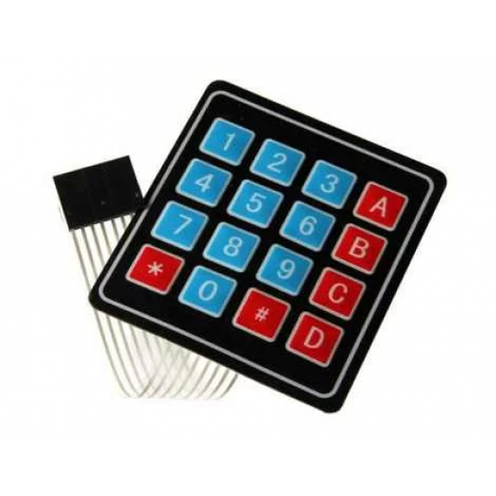 Arduino 4x4 Membran Matrix Keypad 16 buton Tuş Takımı