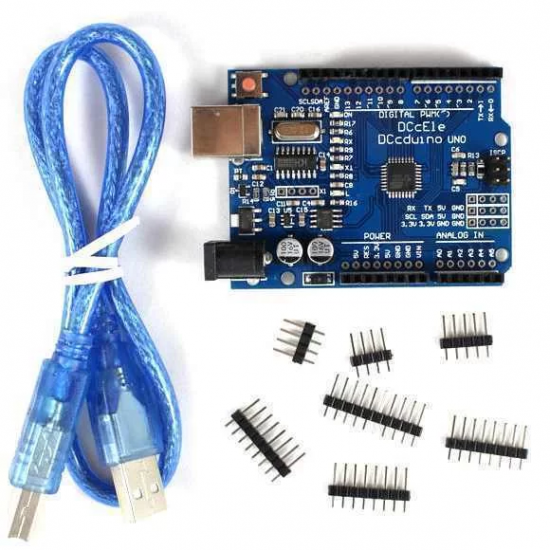 Arduino Uno R3 SMD + USB Kablo