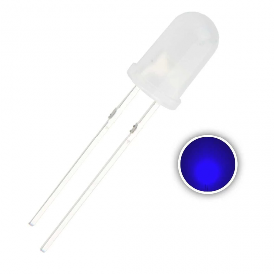 5mm LED Diffüz Mavi