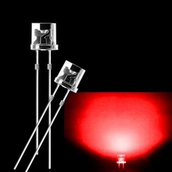 5mm Kesikbaş LED Kırmızı