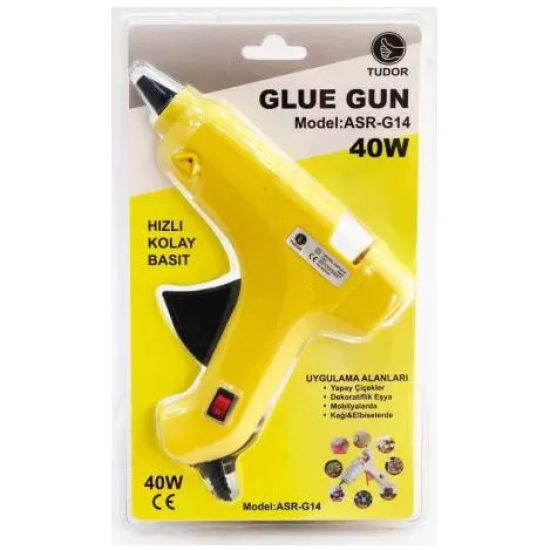 Tudor Glue Gun Silikon Tabancası Kalın 40W